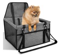 Dog Car Seat for Ford B-MAX 2012-2018, Breathable, Washable, Foldable, Reinforced and Sturdy for the Back Seat of the Car,Grey