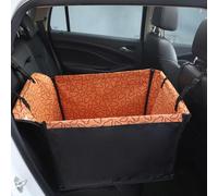 Dog Car Seat for Porsche Macan 2014-2018 2019 2020 2021, Dog Car Hammock Back Seat for Small to Medium Dogs, Pet Safety Carrier, Pet Travel Accessories,Orange
