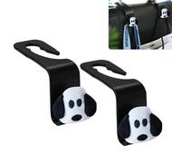 Dog Car Seat Headrest Hook 2 Pack Car Purse Hook Cars Seat Hooks for Headrest Universal for Handbag Bags Drink Grocery Coat Universal Vehicle,Cars Interior Accessories Dog Loves Gifts for Women Men