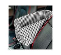 Dog Car Seat Pet Bed Center Console And Cat Universal For Mat For Pets(Black white A)