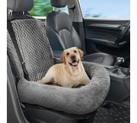 Dog Car Seat Pet Booster for Small Mid Dogs - Safe, Comfortable, Disassembled for Easy Cleaning - Comfy Ultra Soft Travel Bed