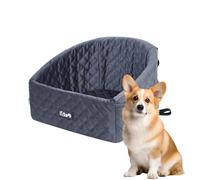 Dog Car Seat | Portable Adjustable Strap Washable - Dog Car Bed Back Seat Booster - for Home Indoor Long Driving Road Trip Commuting Moving Transport