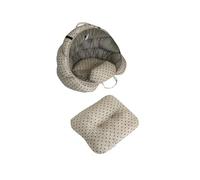 Dog Car Seat Portable Pet Dog Car For Seat Nonslip Carrier Car Box Booster Kennel Bag Travel Pet Pasd Puppy Cat Nest Carrier Bag Bed Dog Seat Car(Beige Dot)