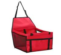 Dog Car Seat,Puppy Car Seat Waterproof Bag Basket Safe Carry House Cat Puppy Pet Products(Red)
