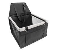 Dog Car Seat - Sturdy Dog Carrier Bed, Comfortable Pet Booster | Removable Washable Seat With Mesh Window Ventilation, Adjustable Safety Buckle Design For Puppies Car Travel Secure Ride Road Journeys