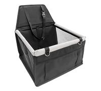 Dog Car Seat, Travel Cat Bed, Pet Car Seat with Storage Pocket, Waterproof Design, Removable and Washable, 40x37x43cm for Travel Safety, Road Trips, Puppy Ride Comfort