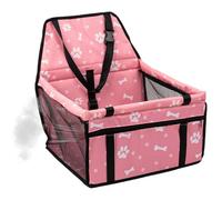 Dog Car Seats, Puppy Travel Bed, Pet Car Travel Seat, Foldable Design, Lightweight Materials, 40x35x25cm, Ideal for Road Trips and Long-Distance Driving