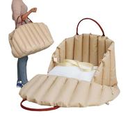 Dog Car Seats - Raised Pet Seating Solution, Protective Adjustable Strap System, Washable Padding Dog Bed | Crash Resistant Stability for Small Dogs Cats Car Travel Home Lounge Indoor Relaxation Use