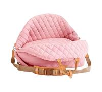 Dog Car Seats | Soft Bed with Adjustable Strap, Car Seat for Small Dog and Carrier - for Small Animal Cat Camping Travel Road Trip Vehicle SUV