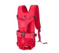 Dog Carrier Backpack Adjustable Pet Carriers Front Facing Motorcycle Puppy Travel Bag Cycling(Red,L)