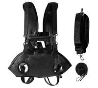 Dog Carrier Backpack Adjustable Portable Bag with 59 Inch Traction Rope