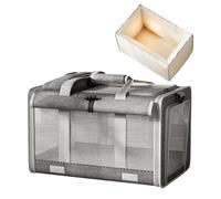 Dog Carrier Bag - Dog Travel Bag, 47x30x29cm Large Cat Carrier for Daily Walking, Fabric Pet Crate with Adjustable Strap, Animal Travel, Pet Transport for Indoor Use, Car Trips and Hiking