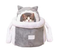 Dog Carrier Bag - Hand Warming Pet Sling with Open Design, Winter Warm Pack for Small and Medium Breed Dogs Cats or Bunnies, Outdoor Shoulder Carrier, 10.63x9.84 inches