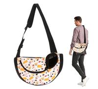 Dog Carrier Bag, Hands-Free, Breathable Mesh Shoulder Bag for Carrying Pets, Cat Carrier - For Shopping, Camping, Daily Walks, Short Trips and Travel