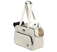 Dog Carrier Bag,Soft Tote with Large Pockets | Ventilated Dog Purse Carrying Bag - for Kitten Bunny Cat Animal Travel Outing Vet Visit Walking Park Daily Shopping Car Rides