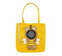Dog Carrier Bee Design Shoulder Bag Portable Travel Tote | Cat Travel Carrier for Shopping Walk Vacation Outdoor Camping Road Trip Travel Hiking