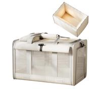 Dog Carrier,Large Capacity Crate with Removable Inner Liner - Cat Travel Carrier - for Short Trips Walking Car Indoor Outdoor Outings Camping