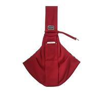 Dog Carrier,Pet Carrier Bag Outdoor Pet Bag Dog Breathable Cat Carrier Travel Handbag Pouch Single Shoulder Kitten Front Cover Puppy(Red)