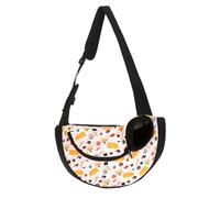 Dog Carrier,Pet Carrier Bag Pet Dog Carrier Bag Cats Puppy Outdoor Bags Mesh Oxford Single Shoulder Sling Front Travel(Corgi Yellow,L)