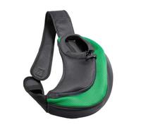 Dog Carrier,Pet Carrier Bag Pet Dog Carrier Bag Cats Puppy Outdoor Bags Mesh Oxford Single Shoulder Sling Front Travel(Green,L)