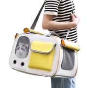 DOG CARRIER, PET CARRIER - Pet Travel Carrier, Portable, Comprehensive Use, Carrier for Cats, Puppies, Small Animals, Medium Size New Pet Carrier features a hassle-free top and side access point
