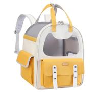 Dog Carrier Portable Cage Four Season Travel Bag Breathable Mesh Backpack Shoulder Kitten Breathable Backpack Portable Lightweight Pet