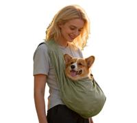 Dog Carrier - Reversible Hands-free Puppy Sling for Small & Medium Dogs & Cats, Soft & Comfortable, Adjustable Dog Carrier Bag Shoulder Tote for Outdoor Walking, Travel & Shopping