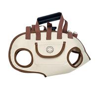 Dog Carrier Sling - Pocketed Sling Bag, Adjustable Breathable Backpack | Quick-Release Lightweight, Comfortable Secure Fit Perfect Hiking Bike Travel Car Airplane Pet Cat Puppy Easy-Carry Support