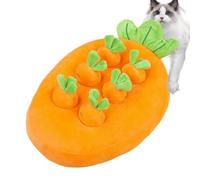 Dog Carrot Plush Toy - Carrots Enrichment Dog Puzzle Toys | Carrot Pulling Toy Pineapple And Strawberry Picking Dolls For Puppy, Kitten, Small Dog