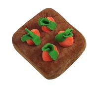 Dog Carrot Plush Toy - Mat Dogs Squeaky Carrots, Puppy Carrot Sniffing Toys | Pull The Carrott Stuffed Toy | Puppy Foraging Mats For Pet Parents Animal Lovers Busy Professionals Trainers Home