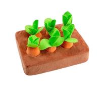 Dog Carrot Plush Toy | Vegetable Chew Toy Plucking Radish Plush Toys | Fun Interactive Dog Toys | Carrot Garden Dog Toy | Dog Plush Toy Chew Toys for Pets Eliminating Boredom Stress