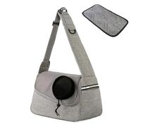 Dog Carrying Sling, Pet Sling Carrier with Storage Pocket, 14.17x8.27x7.48 inches Comfortable Sturdy Travel Puppy Carrier for Cats Small Dogs, Outdoor Walks, Trips, Vet Visits