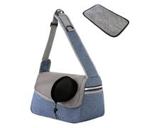 Dog Carrying Sling, Pet Sling Carrier with Storage Pocket, 14.17x8.27x7.48 Inches Comfortable Sturdy Travel Puppy Carrier for Cats Small Dogs, Outdoor Walks, Trips, Vet Visits