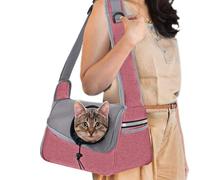 Dog Carrying Sling, Shoulder Bag Pet Sling Carrier, Dog Carry Bag with Storage Pocket, Breathable Travel Pet Carrier, Small Dog Pet Sling, Adjustable Pet Sling Carrier, Pet Sling for Travel