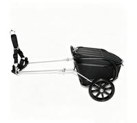 Dog Cart For Small Dogs, 2-Wheel Pet Pulling Cart With Mesh Basket, Dog Weight Pulling Wagon For Shopping, Walking(M)