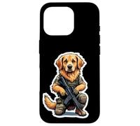 Dog Cartoon Tactical Gear Case for iPhone 16 Pro