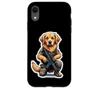 Dog Cartoon Tactical Gear Case for iPhone XR