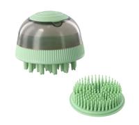 Dog Cat Bath Brush, Deshedding Brush for Dogs, Bath Brush for Pet Hair, Replaceable Brush Heads, Wet Dry Massage Brush, Dog Grooming Kit for Long Medium Short Hairhaired Cats and Dogs