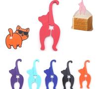 Dog cat Butt Bread Clip,5/6PCS Dachshund Bread Clips, Funny 3D Printed Reusable, Dog and Cat Butt Bread Clip,Easy to Use for Sealing Bread Bags, Potato Chip Bags and Ther Food Storage-6pcs