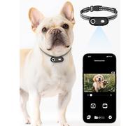 Dog & Cat Camera Collar with Phone APP, 1080P HD Video Recording, XS/M-Size Pet POV Cam for Dogs & Big Cats, Cordless Pet Collar Cameras with APP Viewing (M-Collar)
