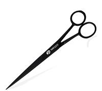 Dog, Cat Coat Grooming Scissors - Pet Shears - for Short, Medium and Long Fur Hair - Large (Black)