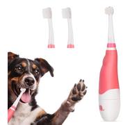 Dog/Cat Electric Toothbrush, Pet Electric Toothbrush with Searchlight/Soft Bristles, Suitable for Small Dogs and Cats