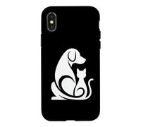 dog cat friends forever Case for iPhone X/XS