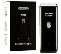 Dog Cat Home Hair Waterproof Clipper Portable Electric USB Rechargeable Pet Grooming Tools Low Noise Shaver Cordless Trimmer for Small and Large Pets