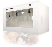 Dog & Cat Incubator with Smart Temperature Control, Ceramic Heating, Air Circulation, Acrylic Window, Ideal for Puppy & Kitten Delivery, Winter Care 60x50x50cm