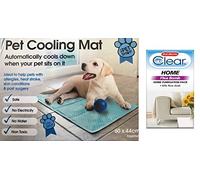 Dog Cat Pet cooler Cooling Cool Gel Mat Bed Pad 60 x 44cm Blue