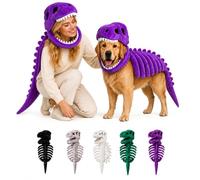 Dog Cat Pet Dinosaur Skeleton Costume, Dog Dinosaur Costume