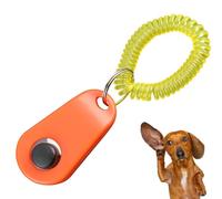 Dog/Cat Pet Training Clicker Cute Comfortable Grip Trainer Teaching Tool Puppy With Finger Holder for all Dogs Including Sensitive Dogs and Puppies, Reinforces Positive Behaviour