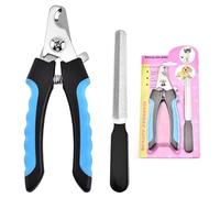 Dog & Cat Pets Nail Clippers and Trimmers Professional Pet Nail Clipper Grooming Tool for Thick Nails Easy-to-Cut Pets Nail Cutter with Free Nail File for Large and Small Animals (Large, Blue)