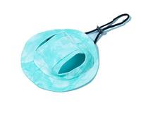 Dog Cat Sunshade Anti-strangle Hat Exposed Ears Adjustable Rope Buckle Bucket Hat Pet Supplies (S,Green)